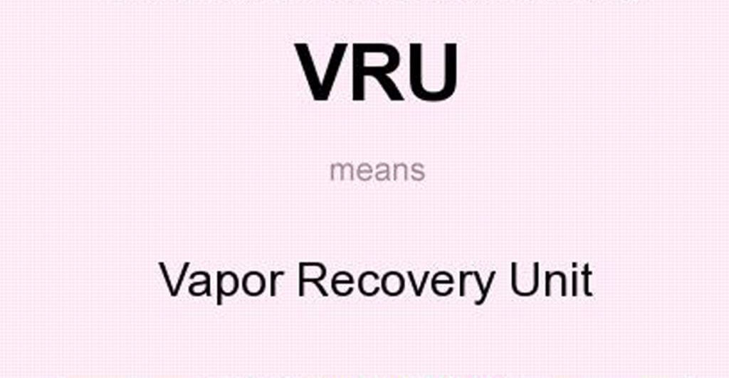 VRU meaning – what does VRU stand for? | Aktif Karbon | DamlaNem Kimya